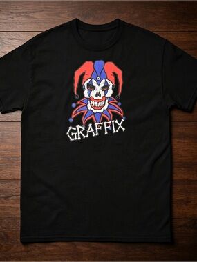 Graffix Bongs Twisted Jester T Shirt 90s Stoner Smoking Tee